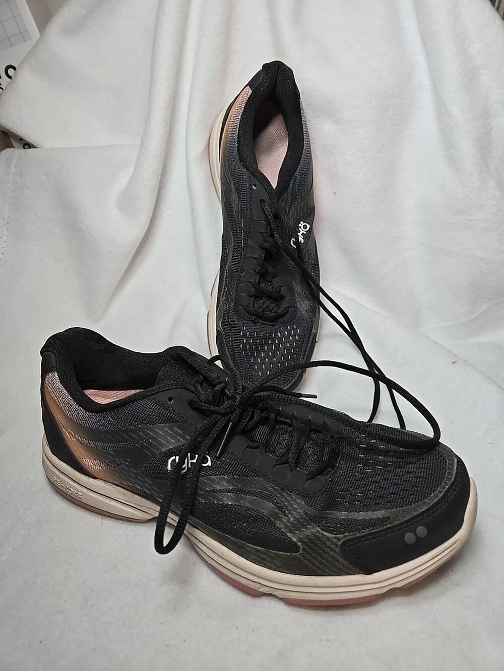 Ryka Devo Plus 2 Re-Zorb Women’s Size 8.5 Pink Black Running Shoes